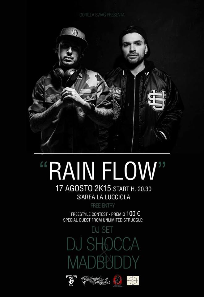RainFlow Battle + Shocca & MadBuddy @ Area feste “La Lucciola”| 17 Agosto 2015